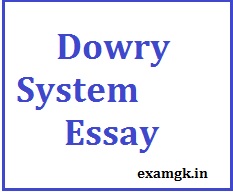 Dowry System Essay 