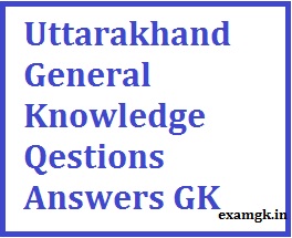 GK Quiz on Uttarakhand 