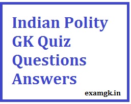 Indian Polity Quiz Questions and Answer GK Hindi 